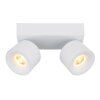 Rae Plafonnier Luminaires Globo Lighting LED Blanc, 2 lumières