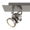 Verpax Plafonnier, Spot de plafond, Applique murale, Spot mural Luminaires Globo Lighting Nickel mat, 3 lumières