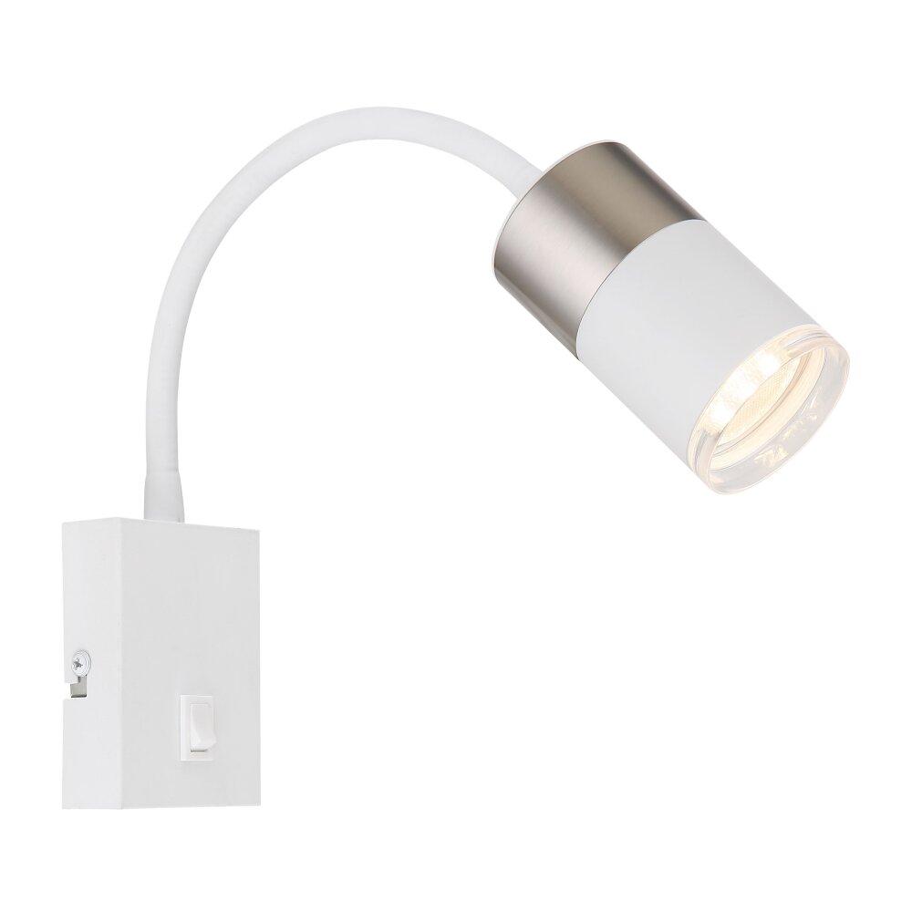 Brisbon Applique murale Luminaires Globo Lighting Blanc, 1 lumière main product photo