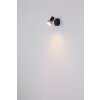 Mason Plafonnier, Spot de plafond, Applique murale, Spot mural Luminaires Globo Lighting Chrome, Noir, 1 lumière