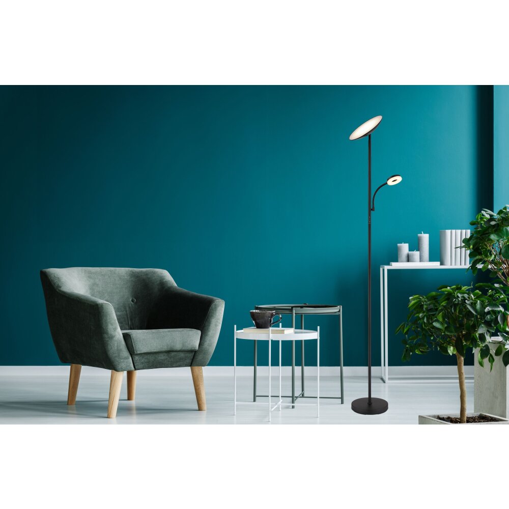 Skopo Plafonnier Luminaires Globo Lighting LED Noir, 1 lumière