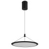 Suna Suspension Luminaires Globo Lighting LED Noir, 1 lumière