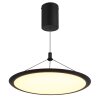 Suna Suspension Luminaires Globo Lighting LED Noir, 1 lumière