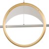 Umbra Suspension Luminaires Globo Lighting LED Or, Argenté, 1 lumière, Télécommandes