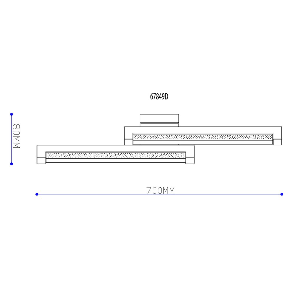 Starla Plafonnier Luminaires Globo Lighting LED Brun foncé, Noir, 1 lumière