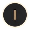 Avery Applique murale Luminaires Globo Lighting LED Brun foncé, Noir, 1 lumière