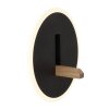 Avery Applique murale Luminaires Globo Lighting LED Brun foncé, Noir, 1 lumière