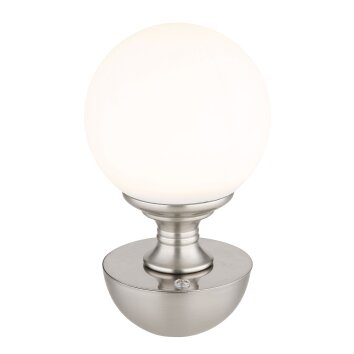 Tabina Lampe à poser Luminaires Globo Lighting LED Nickel mat, 1 lumière