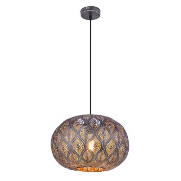 Solera Suspension Luminaires Globo Lighting Argenté, 1 lumière