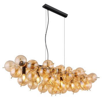 Udo Suspension Luminaires Globo Lighting Or, Noir, 6 lumières