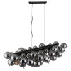 Udo Suspension Luminaires Globo Lighting Noir, 6 lumières