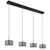 Fogsy Suspension Luminaires Globo Lighting LED Noir, 1 lumière