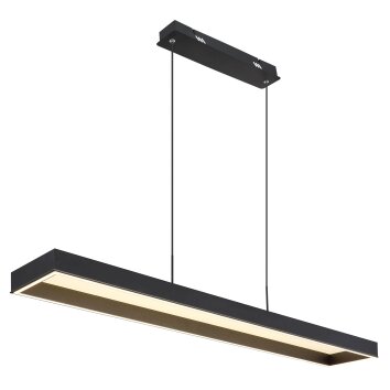 Sola Suspension Luminaires Globo Lighting LED Noir, 1 lumière, Télécommandes