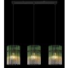 Gorley Suspension Luminaires Globo Lighting Noir, 3 lumières