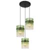 Gorley Suspension Luminaires Globo Lighting Noir, 3 lumières