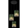 Gorley Suspension Luminaires Globo Lighting Noir, 3 lumières