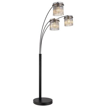 Gorley Lampadaire Luminaires Globo Lighting Noir, 3 lumières