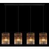 Gorley Suspension Luminaires Globo Lighting Noir, 4 lumières