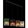 Gorley Suspension Luminaires Globo Lighting Noir, 4 lumières