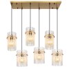 Gorley Suspension Luminaires Globo Lighting Or, 6 lumières