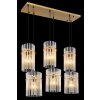 Gorley Suspension Luminaires Globo Lighting Or, 6 lumières