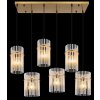 Gorley Suspension Luminaires Globo Lighting Or, 6 lumières