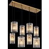 Gorley Suspension Luminaires Globo Lighting Or, 8 lumières