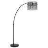 Gorley Lampadaire Luminaires Globo Lighting Noir, 1 lumière