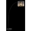 Gorley Lampadaire Luminaires Globo Lighting Noir, 1 lumière