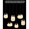 Cristallica Suspension Luminaires Globo Lighting LED Anthracite, 1 lumière