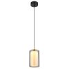 Lampigna Suspension Luminaires Globo Lighting LED Laiton, Noir, 1 lumière