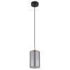 Lampigna Suspension Luminaires Globo Lighting LED Laiton, Noir, 1 lumière