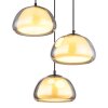 Jella Suspension Luminaires Globo Lighting Noir, 3 lumières