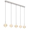 Aida Suspension Luminaires Globo Lighting LED Chrome, 1 lumière