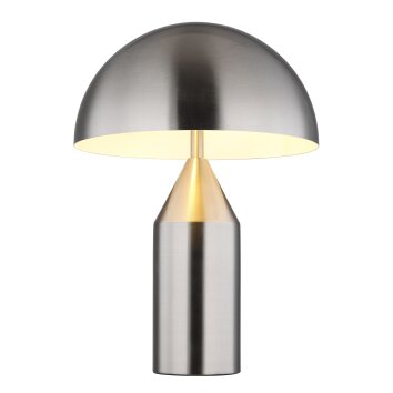 Lampe Champignon  Atoma Lampe à poser Luminaires Globo Lighting Nickel mat, 2 lumières