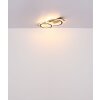 Jayden Plafonnier Luminaires Globo Lighting LED Bois foncé, Écru, 1 lumière