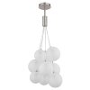 Ballgi Suspension Luminaires Globo Lighting Nickel mat, 9 lumières