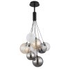 Ballgi Suspension Luminaires Globo Lighting Noir, 9 lumières