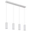 James Suspension Luminaires Globo Lighting Blanc, 4 lumières