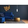 James Suspension Luminaires Globo Lighting Blanc, 1 lumière