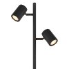 James Lampadaire Luminaires Globo Lighting Noir, 2 lumières