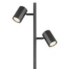 James Lampadaire Luminaires Globo Lighting Gris, 2 lumières