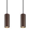 James Suspension Luminaires Globo Lighting Bronze, 4 lumières