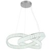 Mucky Suspension Luminaires Globo Lighting LED Chrome, 1 lumière, Télécommandes