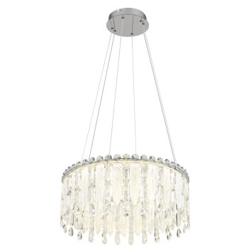 Klunka Suspension Luminaires Globo Lighting LED Chrome, 1 lumière, Télécommandes