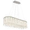 Klunka Suspension Luminaires Globo Lighting LED Chrome, 1 lumière, Télécommandes