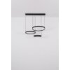Briggs Suspension Luminaires Globo Lighting LED Noir, 1 lumière, Télécommandes