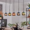 Koyoto Boule lumineuse, Suspension Noir, 5 lumières