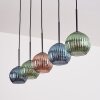 Koyoto Boule lumineuse, Suspension Noir, 5 lumières