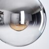 Gastor Suspension, Boule lumineuse Chrome, Clair, Fumé, 3 lumières